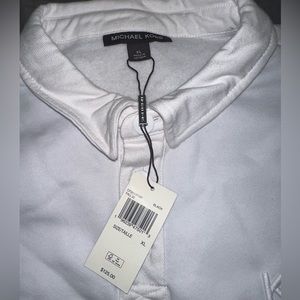 NWT Michael Kors size XL Collared sweatshirt